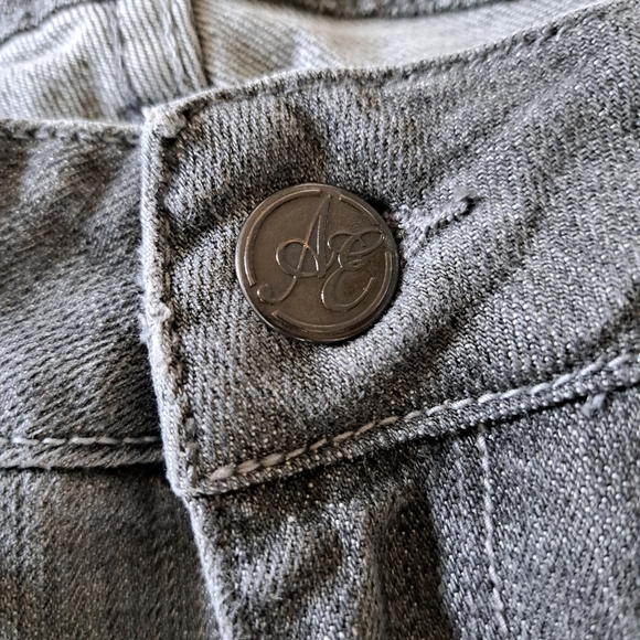 American Eagle Jeans 77 Straight Womens Denim Size 10 Grey - Picture 7 of 14